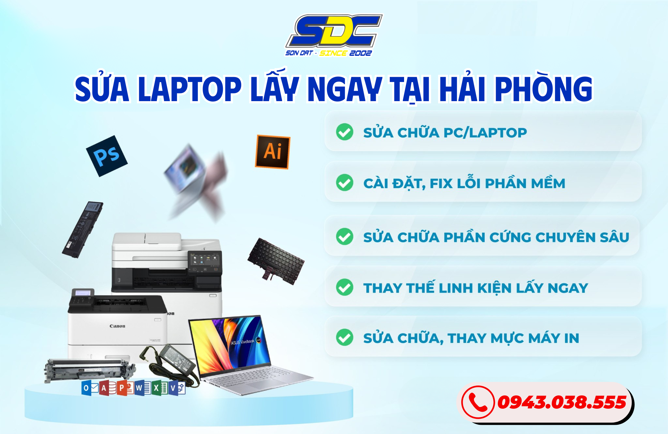 Sửa Laptop Lấy Ngay Tại Hải Phòng – Nhanh, Rẻ, Có Bảo Hành