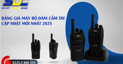 Bảng giá máy bộ đàm cầm tay - Cập nhật mới nhất 2025