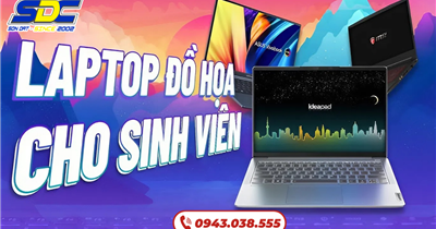 Khám phá những mẫu laptop học thiết kế đồ họa tốt nhất 2025 tại SONDAT.,JSC