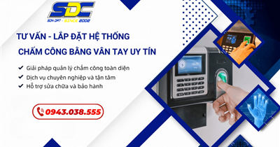 Lắp đặt máy chấm công vân tay tại Hải Phòng trọn gói | SONDAT.,JSC