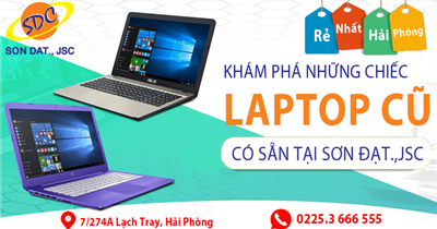 Khám phá những chiếc laptop cũ cực chất có sẵn tại Sơn Đạt.,JSC