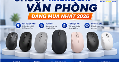 Chuột Không Dây Văn Phòng Đáng Mua Nhất 2026