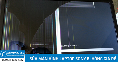 Sửa chữa và thay màn hình laptop Sony bị hỏng giá rẻ tại Hải Phòng