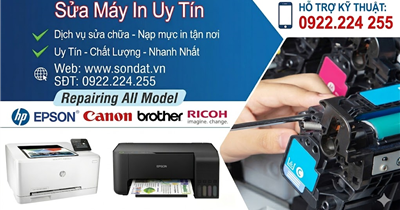 Sửa Máy In Uy Tín Tại Hải Phòng Các Hãng – Dịch Vụ Chuyên Nghiệp Tại SONDAT.,JSC
