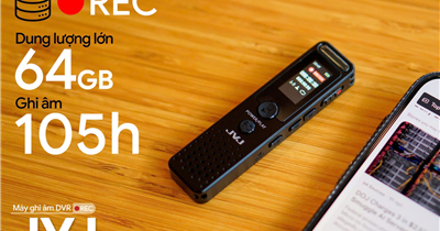 Đánh giá máy ghi âm JVJ J320i 64GB: Máy ghi âm mini nhỏ gọn, pin lâu, ghi âm rõ nét đáng mua  