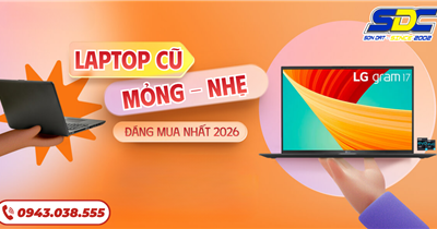 TOP 5 Laptop mỏng nhẹ cũ dưới 15 triệu  “xịn- giá hời” nhất dịp cuối năm cho bạn