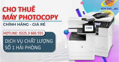 Cho thuê máy photocopy chính hãng, chất lượng, giá tốt chỉ có tại Sơn Đạt.,JSC