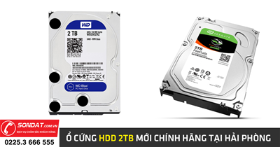 Ổ cứng HDD 2TB mới chính hãng tại Hải Phòng - Sơn Đạt Computer