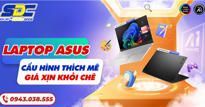  Top 10 laptop Asus cho sinh viên giá tốt nhất 2025