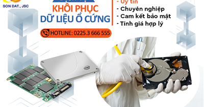 Chuyên khôi phục dữ liệu ổ cứng nhanh chóng, lấy ngay, uy tín hàng đầu Hải Phòng