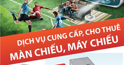 Dịch vụ cho thuê máy chiếu chính hãng, giá rẻ nhất Hải Phòng