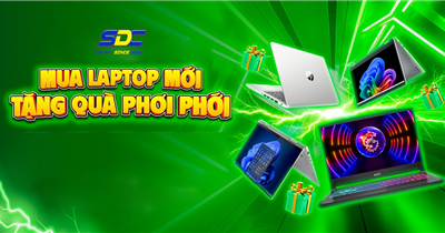 Mua Laptop Mới – Quà Tặng Ngập Tràn, Ưu Đãi “Phấp Phơi” Hết Nấc