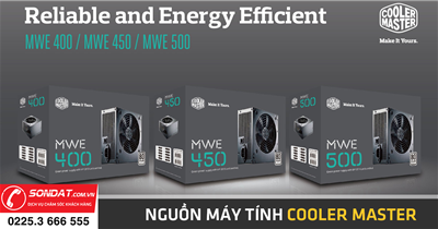 Mua nguồn máy tính Cooler Master chính hãng tại Hải Phòng