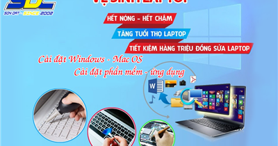 Sơn Đạt.,JSC – Bảo dưỡng laptop, máy tính trọn gói, giá tốt