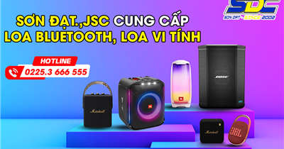 Sơn Đạt.,JSC cung cấp loa Bluetooth, loa vi tính chính hãng – Giá siêu tốt