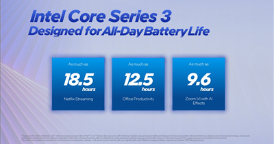 Intel chính thức ra mắt bộ vi xử lý Core Series 3, bước tiến mới cho tác vụ điện toán phổ thông