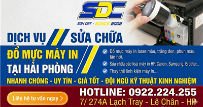 Dịch Vụ Sửa Chữa Máy In & Đổ Mực Máy In Tại Hải Phòng Giá Tốt, Chất Lượng Uy Tín