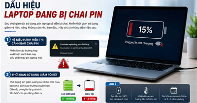 Cách Kiểm Tra Tuổi Thọ Pin, Độ Chai Pin Laptop Đơn Giản, Chính Xác Nhất