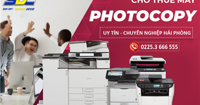 Cho thuê máy photocopy chính hãng, giá rẻ, uy tín số 1 Hải Phòng