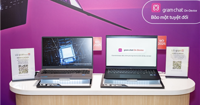 LG chính thức giới thiệu laptop LG gram AI 2025 tại Việt Nam: siêu mỏng nhẹ, tích hợp trí tuệ nhân tạo Hybrid AI toàn diện