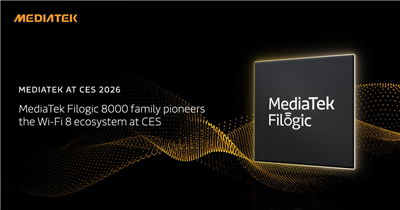 MediaTek giới thiệu Filogic 8000 tại CES 2026, định hướng cho thế hệ Wi-Fi 8