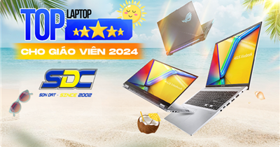 5 mẫu laptop mượt mà, nhẹ nhàng dành cho giáo viên 2024