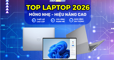 Laptop Mỏng Nhẹ – Hiệu Năng Mạnh Cho Học Tập & Làm Việc Năm 2026