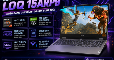 Đánh giá chi tiết Laptop Gaming Lenovo LOQ 15ARP9: Sức mạnh toàn diện phân khúc phổ thông