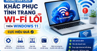 Hướng Dẫn Cách Khắc Phục Tình Trạng Wi-Fi Lỗi Trên Windows 11 Cực Hiệu Quả