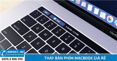 Thay bàn phím laptop Macbook giá rẻ tại Hải Phòng