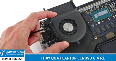 Thay quạt laptop Lenovo giá rẻ tại Hải Phòng 