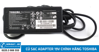 Củ sạc adapter 19v chính hãng Toshiba