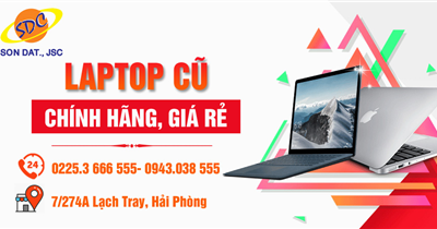 Laptop cũ chính hãng, giá rẻ chỉ có tại Sơn Đạt.,JSC