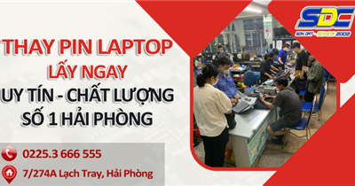 Sơn Đạt.JSC thay pin laptop lấy ngay, chỉ từ 15 phút uy tín, giá tốt