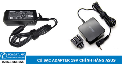 Củ sạc adapter 19v chính hãng Asus