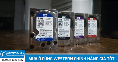 Mua ổ cứng Western chính hãng giá tốt tại Hải Phòng