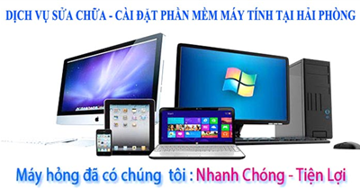 Sửa chữa, cài đặt phần mềm uy tín và chất lượng tại Hải Phòng