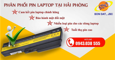 Đơn vị phân phối pin laptop chính hãng, uy tín số 1 Hải Phòng