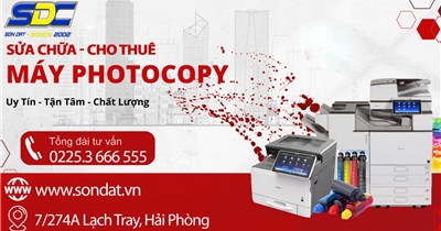 Sửa chữa, cho thuê máy photocopy uy tín, giá tốt Hải Phòng