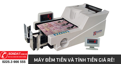 Mua máy đếm tiền và tính tiền giá rẻ tại Hải Phòng