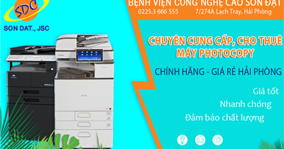 Chuyên cung cấp, cho thuê máy photocopy chính hãng, giá rẻ Hải Phòng