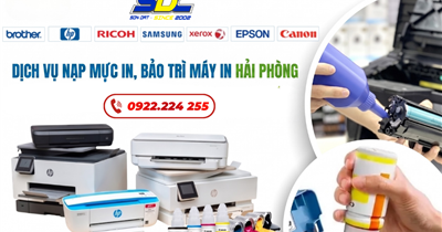 Dịch Vụ Nạp Mực In, Bảo Trì Máy In Hải Phòng