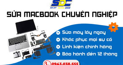 Sơn Đạt.,JSC nhận sửa chữa, thay linh kiện Macbook uy tín Hải Phòng