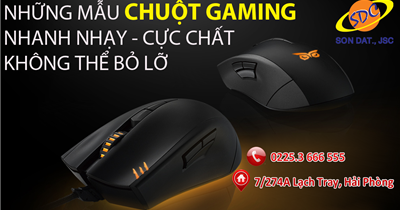 Những mẫu chuột gaming nhanh nhạy, cực chất bạn không thể bỏ lỡ!