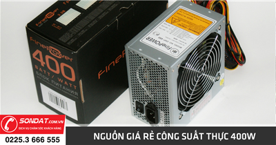 Nguồn giá rẻ công suất thực 400w dành cho máy tính