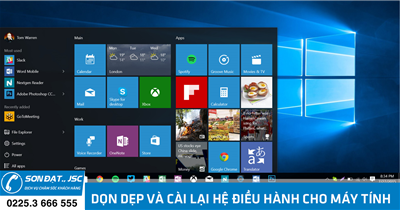 Dịch vụ dọn dẹp và cài lại hệ điều hành cho máy tính tại Hải Phòng