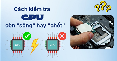 Cách Kiểm Tra CPU Còn “Sống” Hay “Chết”: Hướng Dẫn Xác Định Chính Xác
