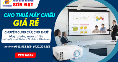 Báo giá thuê màn chiếu, máy chiếu uy tín, chất lượng tại Hải Phòng