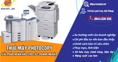 Thuê máy photocopy- Giải pháp hoàn hảo cho các doanh nghiệp