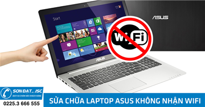 Sửa chữa laptop Asus không nhận wifi, hỏng wifi